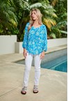 VALE TOP - boho flora